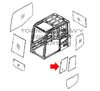 Komatsu 20Y-54-52850 Excavator Door Front Slider Window Replacement Cab Glass