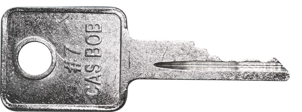 アメリカンビンテージ電鍵 7 (D250) Case Common Replacement Key | Tornado Heavy Equipment Parts