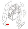 Hyundai 71Q6-02711 Excavator Lower Front Window Replacement Cab Glass