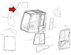 Caterpillar 2346489 Excavator/Material Handler Boom Side Window Replacement Cab Glass
