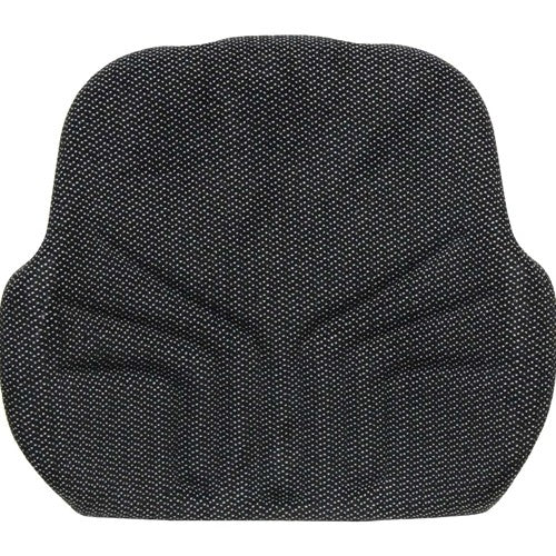Backrest Replacement Cushion - Black/Gray Cloth