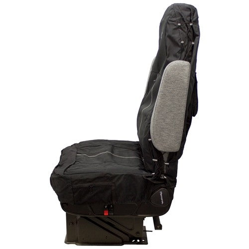 High-Back Truck Replacement Seat/Backrest Cover Kit - Black