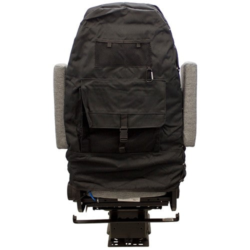 High-Back Truck Replacement Seat/Backrest Cover Kit - Black