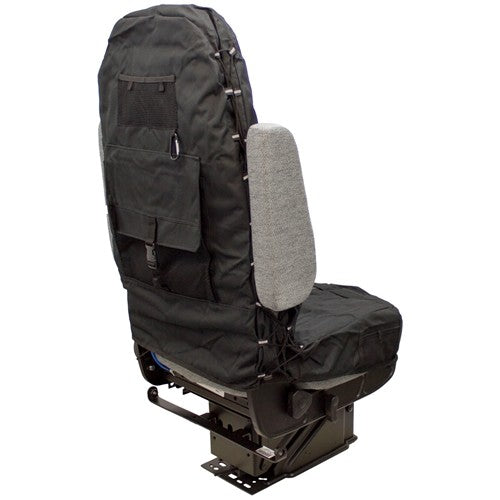 High-Back Truck Replacement Seat/Backrest Cover Kit - Black