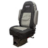 High-Back Truck Replacement Seat/Backrest Cover Kit - Black/Gray