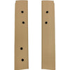 John Deere 7020-7030 Series Tractor Replacement (Pair) Corner Post Cover Kit - Sailcloth Tan Vinyl