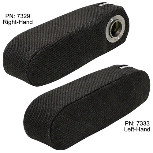 Case/Case IH/International Harvester/Massey Ferguson/Versatile Replacement LH Armrest - Black Cloth