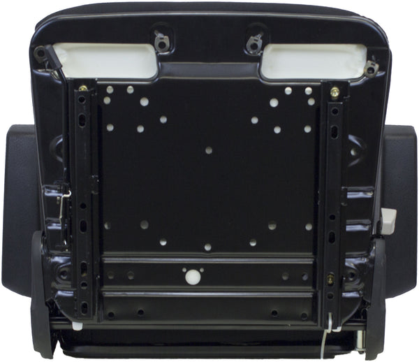 McCormick Tractor Replacement Seat Assembly - Fits Various Models - Black Cloth