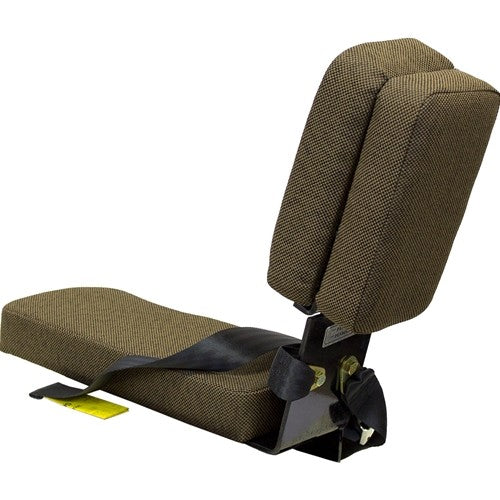 John Deere Tractor/Combine/Cotton Picker Sound-Gard™ Replacement Instructional Seat - Fits Various Models - Brown Cloth
