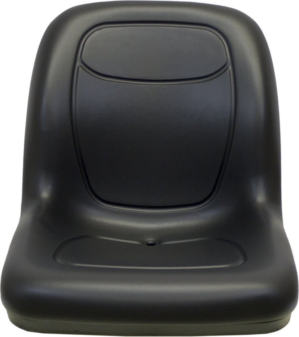 John Deere Lawn Mower Bucket Seat - Fits Various Models - Black Vinyl