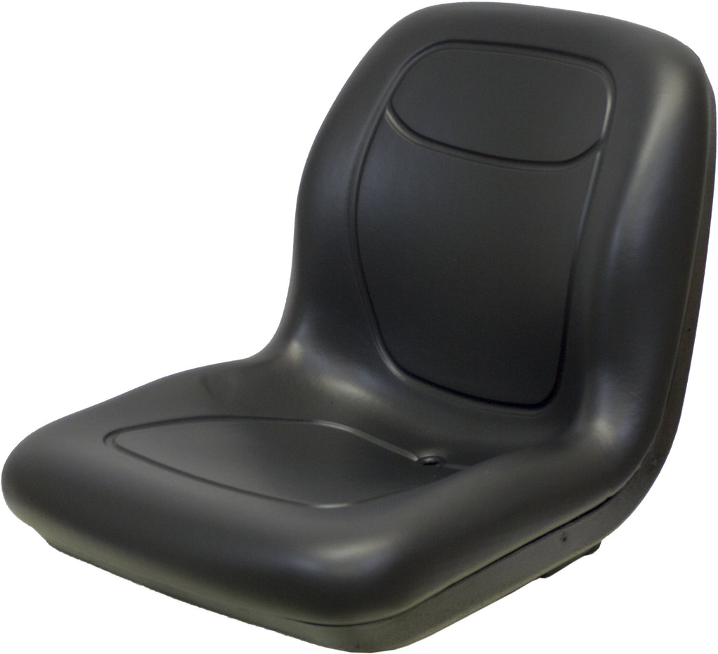 Terramite TSS38 Sweeper Replacement Bucket Seat Black Vinyl Tornado