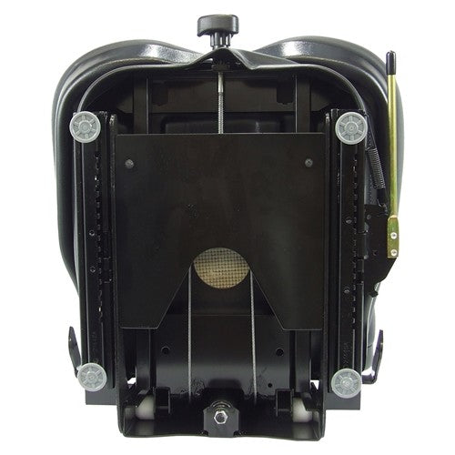 Kubota Lawn Mower Replacement Seat & Mechanical Suspension - Fits Various Models - Black Vinyl