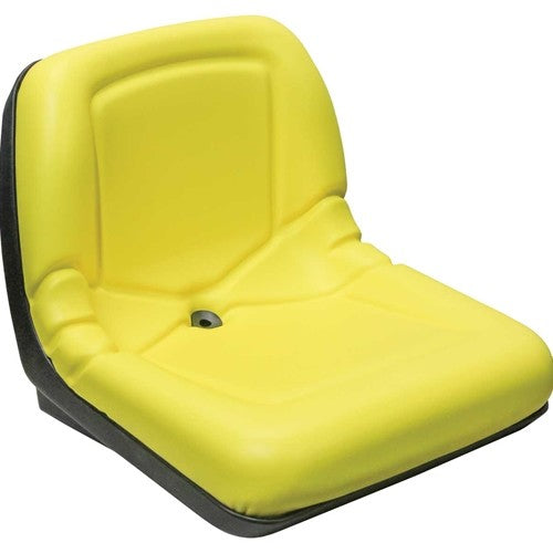 AGCO Lawn Mower Replacement Bucket Seat - Fits Various Models - Yellow Vinyl