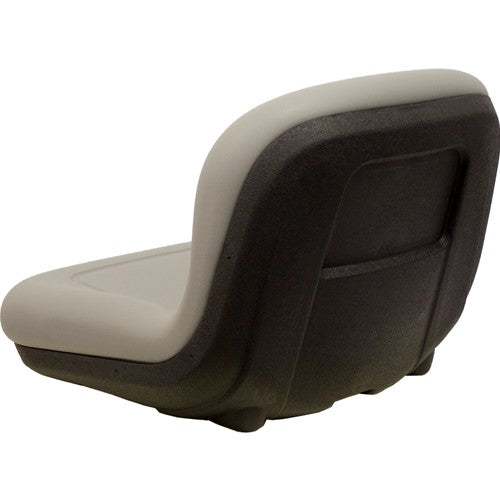 Motrec E330 Utility Vehicle Replacement Bucket Seat - Gray Vinyl