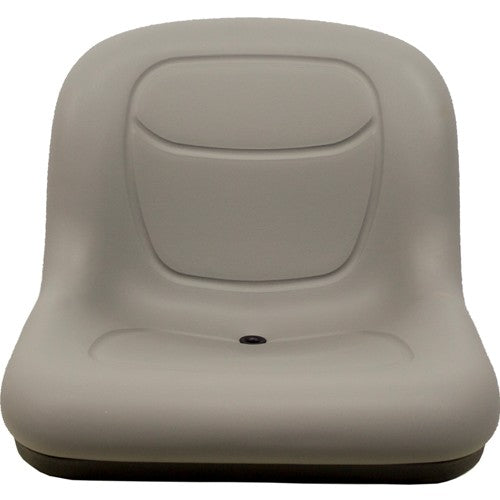Motrec E330 Utility Vehicle Replacement Bucket Seat - Gray Vinyl