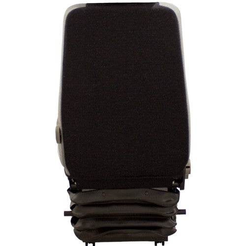 Komatsu Wheel Loader Replacement Seat & Mechanical Suspension - Fits Various Models - Gray Cloth