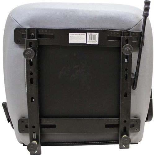 Genie Telehandler Replacement Seat Assembly w/Arms - Fits Various Models - Gray Vinyl