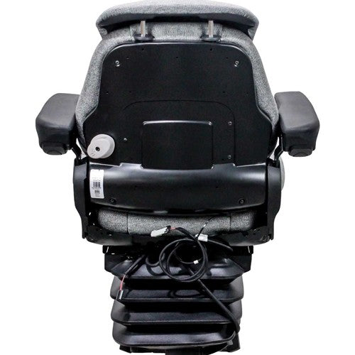 Case IH 9100 Series/Steiger Series Tractor Replacement Seat & Air Suspension - Fits Various Models - Gray Cloth