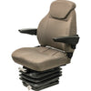 John Deere 30-55 Hydraulic Series Tractor Replacement Seat & Mechanical Suspension - Fits Various Models - Brown Cloth