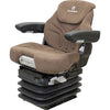 John Deere 6000-7030 Series Tractor Replacement Seat & Air Suspension - Fits Various Models - Brown Cloth