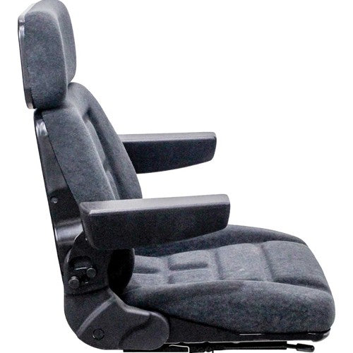 Case IH 71-89 Series Magnum and Steiger 9100-9300 Series Tractor Replacement Seat Assembly - Fits Various Models - Gray Cloth
