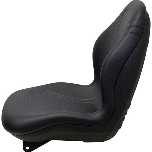 Ford/New Holland Boomer, T, TC, TZ Workmaster Series Tractor Replacement Bucket Seat Kit - Fits Various Models - Black Vinyl