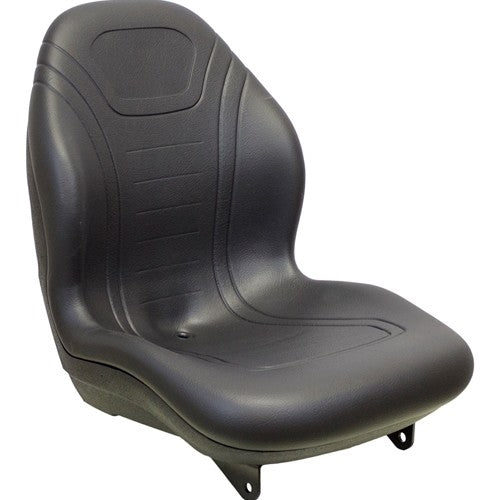 Ford/New Holland Boomer, T, TC, TZ Workmaster Series Tractor Replacement Bucket Seat Kit - Fits Various Models - Black Vinyl