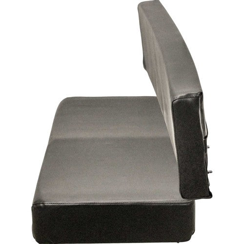 Kawasaki Mule Trans 4x4 3010 (2007 & Prior/2008)/4010 (2009-2013) Replacement Bench Seat Kit - Fits Various Models - Black Vinyl