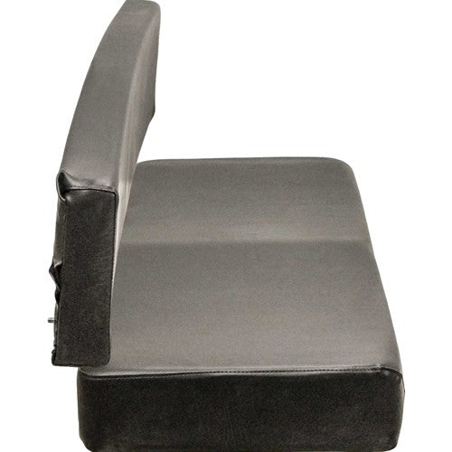 Kawasaki Mule Trans 4x4 3010 (2007 & Prior/2008)/4010 (2009-2013) Replacement Bench Seat Kit - Fits Various Models - Black Vinyl