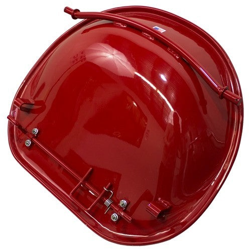 International Harvester Farmall Tractor Replacement Seat (Rod Mount) - Fits Various Models - Red & White Vinyl