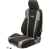 Caterpillar Excavator/Material Handler Replacement Seat Top Assembly - Fits Various Models - Multi-Gray Cloth