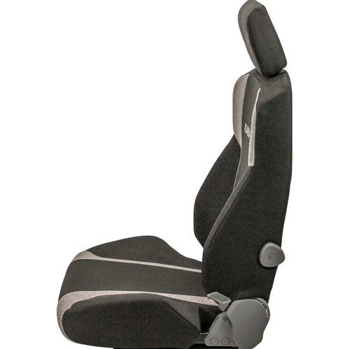 Caterpillar Excavator/Material Handler Replacement Seat Top Assembly - Fits Various Models - Multi-Gray Cloth