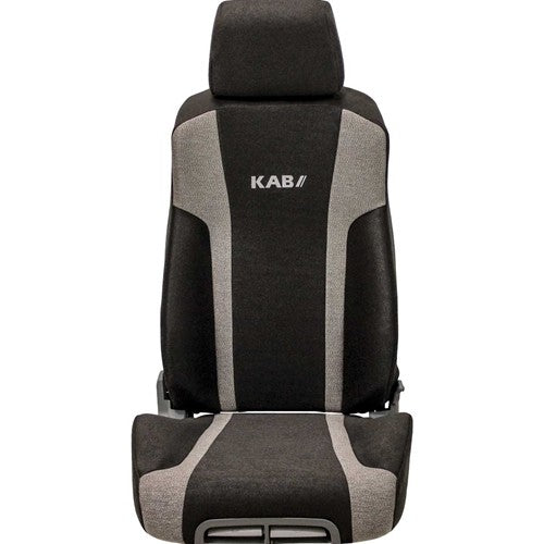 Caterpillar Excavator/Material Handler Replacement Seat Top Assembly - Fits Various Models - Multi-Gray Cloth