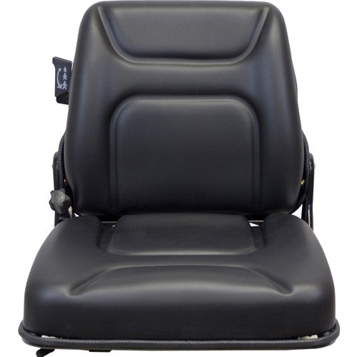 Multiple Application Seat & Semi-Suspension - Black Vinyl