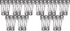 #7 (D250) Case Common Replacement Key *50 Pack*