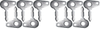 #12 (T250) Massey/Mahindra/Ford Replacement Key *10 Pack*