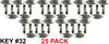 1570 Ford/Massey/Holland/Perkins Key *10 Pack*