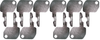 #38 (92274) Ford/JCB/Holland Replacement Key *10 Pack*