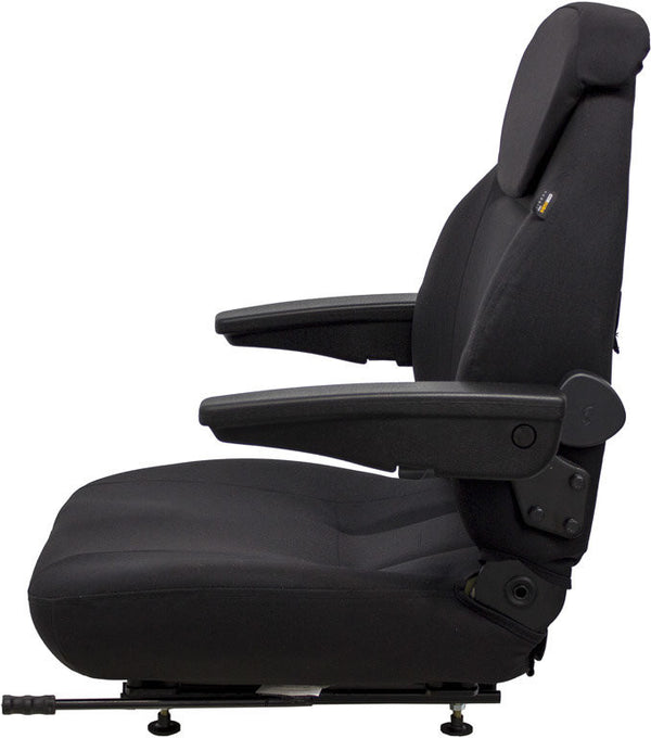 Dixon Lawn Mower Replacement Seat Assembly - Fits Various Models - Black Cloth