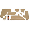 John Deere 50 Series 2WD Tractor Replacement Lower Cab Foam Kit - Brindle Brown