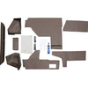 John Deere 50 Series Tractor Replacement Quick Fit Lower Cab Kit - Brindle Brown Vinyl