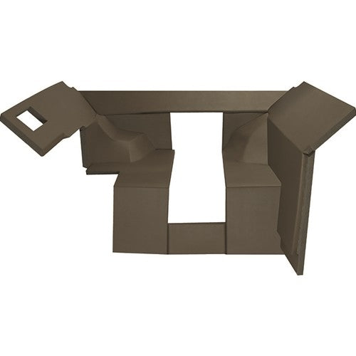 John Deere 50 Series Tractor Replacement Quick Fit Lower Cab Kit - Brindle Brown Vinyl