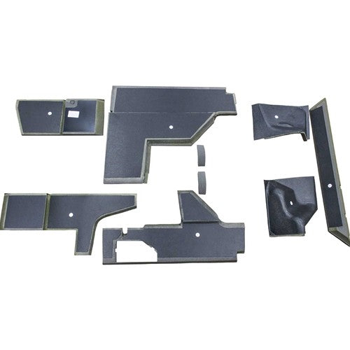 John Deere 55-60 Series Tractor Replacement Quick Fit Lower Cab Kit - Multi-Brown Vinyl