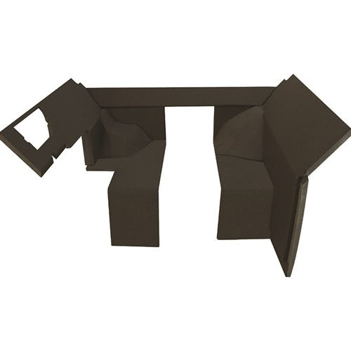 John Deere 55-60 Series Tractor Replacement Quick Fit Lower Cab Kit - Multi-Brown Vinyl