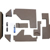 John Deere 6 Cylinder Utility Series Tractor Replacement Quick Fit Lower Cab Kit - Brindle Brown Vinyl