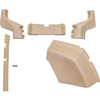 John Deere 6000 Late Series Tractor (ASN 146608) Replacement Lower Cab Kit - Tan Vinyl