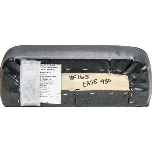 Case Tractor Small Replacement Backrest Cushion - Black Vinyl