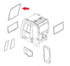 Hitachi 4664382 Zaxis Series Excavator Upper Front Window Replacement Cab Glass
