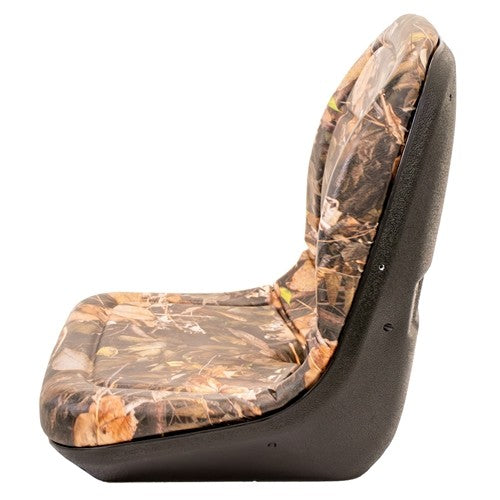 John Deere Compact Tractor Replacement Bucket Seat - Fits Various Models - Camo Vinyl