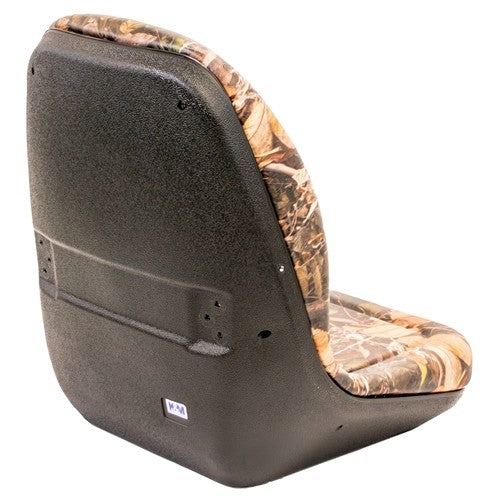 John Deere Compact Tractor Replacement Bucket Seat - Fits Various Models - Camo Vinyl